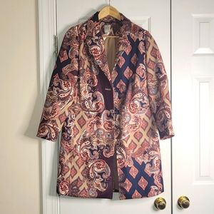 Chicos Jacket with Southwestern Design